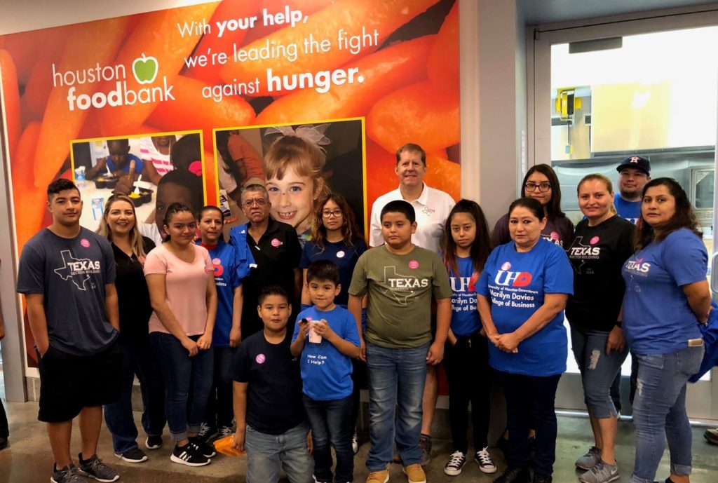 Team TXIM Community Service at The Houston Food Bank Texas Injection