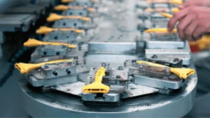 Overmolding Tooling with Molded Plastic Parts